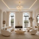 Eterea Crystal Rectangular Chandelier - Blushlighting