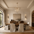 Eterea Crystal Rectangular Chandelier - Blushlighting