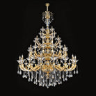 Eternal Baroque Revival Chandelier Series with Diamond - Inspired Crystal - Studded Light Arms - 48 Lights/D77.17"*H109.45"(D196cm*H278cm)Warm LightBlushlighting