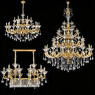 Eternal Baroque Revival Chandelier Series with Diamond - Inspired Crystal - Studded Light Arms - 6 Lights/D28.35"*H24.80"(D72cm*H63cm)Warm LightBlushlighting