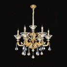Eternal Baroque Revival Chandelier Series with Diamond - Inspired Crystal - Studded Light Arms - 6 Lights/D28.35"*H24.80"(D72cm*H63cm)Warm LightBlushlighting