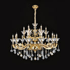 Eternal Baroque Revival Chandelier Series with Diamond - Inspired Crystal - Studded Light Arms - 18 Lights/D48.43"*H38.58"(D123cm*H98cm)Warm LightBlushlighting