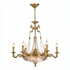 European Style Luxury Crystal Pendant Candle Chandelier for Living Room/Foyer/Entrys/Hallwayr - Blushlighting
