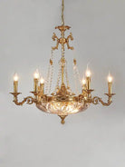 European Style Luxury Crystal Pendant Candle Chandelier for Living Room/Foyer/Entrys/Hallwayr - Blushlighting