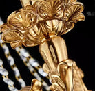 European Style Luxury Crystal Pendant Candle Chandelier for Living Room/Foyer/Entrys/Hallwayr - Blushlighting