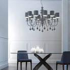 Eva Modern Chandelier 4 Sizes - Blushlighting