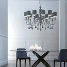 Eva Modern Chandelier 4 Sizes - Blushlighting