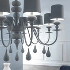 Eva Modern Chandelier 4 Sizes - S5 (5 - Light)Matte WhiteBlushlighting