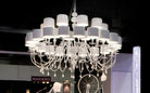 Eva Modern Chandelier 4 Sizes - S5 (5 - Light)Matte WhiteBlushlighting