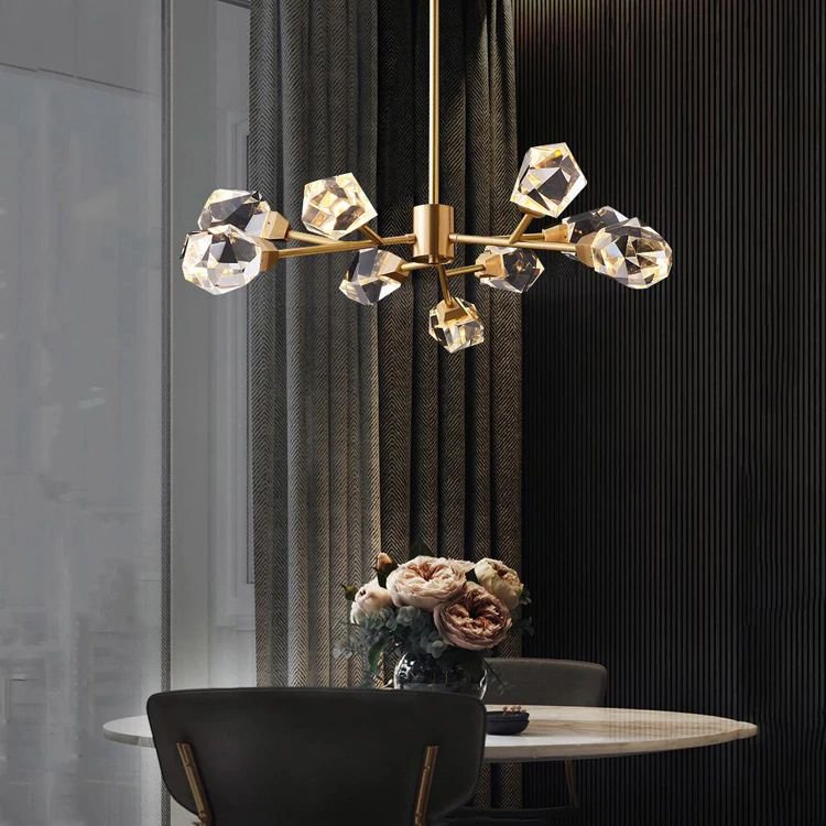 Eve Crystal Modern Chandelier-Chandelier-Blushlighting-Blushlighting