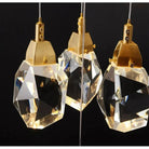 Eve Modern Crystal Chandelier for Staircase - Gold1Cool Light(6000K)Blushlighting