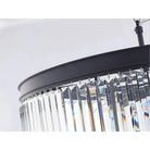 Extra Large 7 - Tier Luxury Crystal Chandelier in Black/Coffee/Gold/Chrome Finish Color - Blushlighting