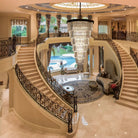 Extra Large 7 - Tier Luxury Crystal Chandelier in Black/Coffee/Gold/Chrome Finish Color - Blushlighting