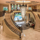 Extra Large 7 - Tier Luxury Crystal Chandelier in Black/Coffee/Gold/Chrome Finish Color - Blushlighting