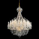 Extra Large Classic Traditional Crystal Chandelier 60/72/90 Lights for Showroom, Foyer , Wedding Hall - 60 Lights:D70.9"*H86.6"Warm LightBlushlighting