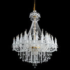 Extra Large Classic Traditional Crystal Chandelier 60/72/90 Lights for Showroom, Foyer , Wedding Hall - 35 Lights: D47.2" *H57.5"Warm LightBlushlighting