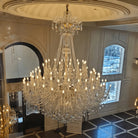 Extra Large Classic Traditional Crystal Chandelier 60/72/90 Lights for Showroom, Foyer , Wedding Hall - Blushlighting