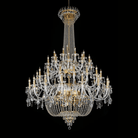 Extra Large European-style Multi-layers Candle Luxury Crystal Chandelier Gold Art Foyer/Staircase Decorative Light Fixture - 4 Layers /52+10 Lights/D57.1"*H78.7"(D145cm*H200cm)/120kgGoldWarm LightBlushlighting