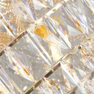 Extra Large Foyer Pure Crystal Ceiling Light Fixture Living Room Entrance Staircase Chandelier - D33.5"*H47.2"/ 25 LightsBlushlighting
