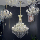 Extra Large French Candle Crystal Branch Chandelier for Foyer and Staircase-Chandeliers-Blushlighting