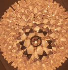 Extra Large Luxury Multi - tier Gold Pendant Glass Chandelier for Stairs/Large High - ceiling Room - D47.2"*H78.7"Warm LightBlushlighting