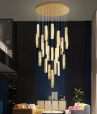 Extra Large Modern Spiral Crystal Ceiling Light Decoration for Staircase/ High Ceiling Living Room/ Hotel Lobby/ Hallway-