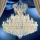 Extra Large Multi - layers Luxury Candle Branch Crystal Chandelier - Blushlighting