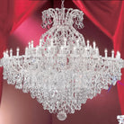 Extra Large Multi - layers Luxury Candle Branch Crystal Chandelier - Blushlighting
