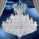 Extra Large Multi - layers Luxury Candle Branch Crystal Chandelier - Blushlighting