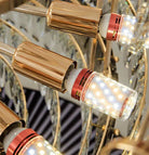 Extra Large Multi - tiered Empire Conical Funnel Crystal Chandelier for Big Hallway/Foyer/Staircase - D31.5"*H55.1"Smoky GrayWarm LightBlushlighting