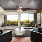 Farmhouse Crystal Ceiling Fan Light - Blushlighting