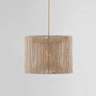 Farrington Abaca Linear Chandelier 42" - Blushlighting