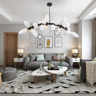 Fashion Grape Artistic Linear Chandelier-chandeliers for dining room,chandeliers for stairw-Blushlighting