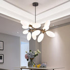 Fashion Grape Artistic Linear Chandelier - 41.7" L X 20.9" W X 32.7" HBlackBlushlighting