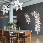 Fashion Grape Artistic Linear Chandelier - 41.7" L X 20.9" W X 32.7" HGoldBlushlighting