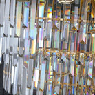 Fashion Large Staircase Chandelier For Foyer Living Room Entrance Crystal Ceiling Light Fixture In Gold Finish - D31.5"*H47.2"/ 29 LightsBlushlighting
