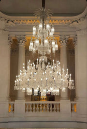 Luxury Classic 3-Tier Candles Crystal Chandelier