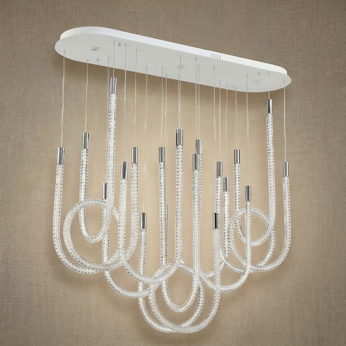 Felicity Dining Chandelier Contemporary - L47.2" × W13.6" × H78.7" (L120 × W34.5 × H200 cm)Blushlighting