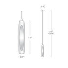 Fenella Crystal Pendant Light Over Kitchen Island - Blushlighting