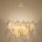 Filo Artisan Glass Round Chandelier - Ø31.5" × H17.7" (Ø80 × H45 cm)Blushlighting