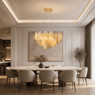 Filo Artisan Glass Round Chandelier - Ø31.5" × H17.7" (Ø80 × H45 cm)Blushlighting