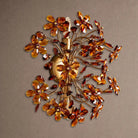 Fiore 2-Light Wall Sconce - Amber & BrassBlushlighting