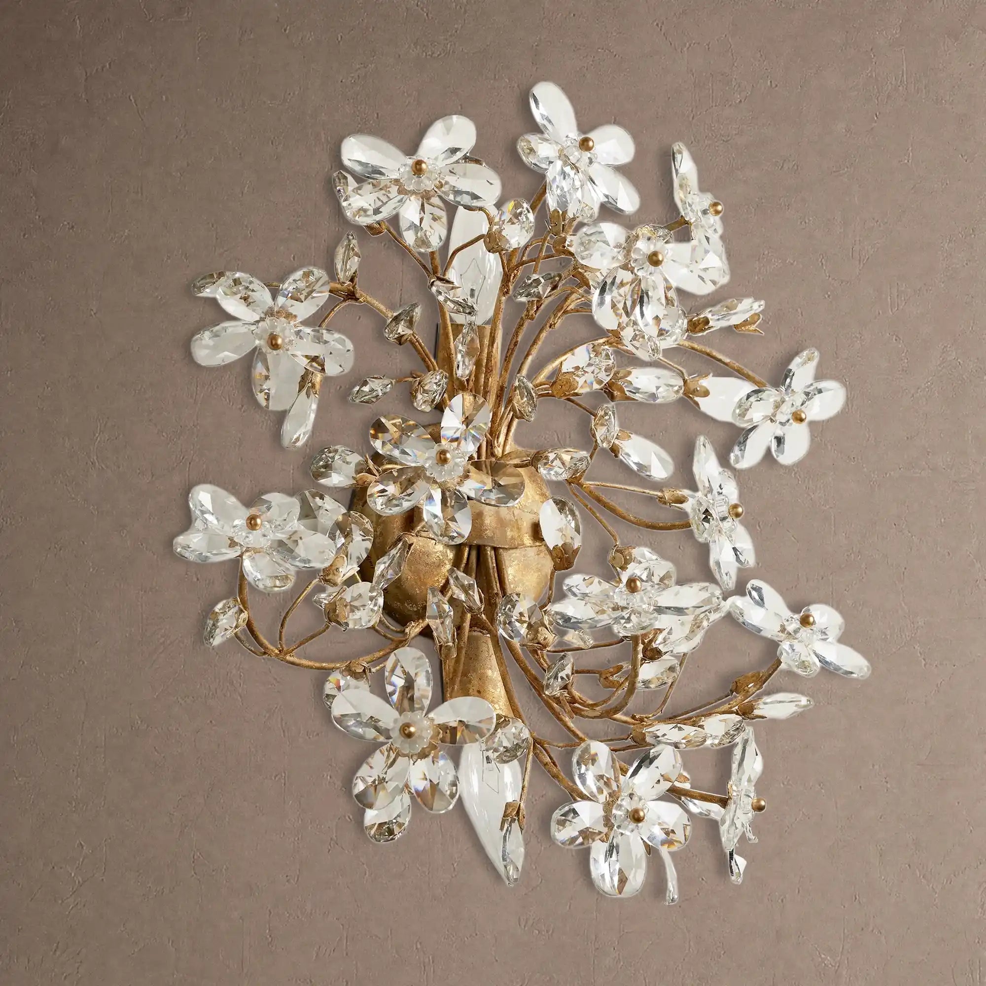 Fiore 2-Light Wall Sconce - BrassBlushlighting