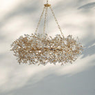 Fiore Crown Crystal Branch Chandelier 39" 48" 60“-