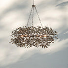 Fiore Crown Crystal Branch Chandelier 39" 48" 60“-Bronze/Smoke-48"-