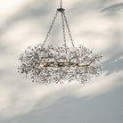 Fiore Crown Crystal Branch Chandelier 39" 48" 60“-
