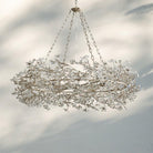 Fiore Crown Crystal Branch Chandelier 39" 48" 60“ - Gold39"Blushlighting