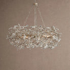 Fiore Crown Crystal Branch Chandelier 39" 48" 60“ - Gold39"Blushlighting