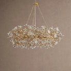 Fiore Crown Crystal Branch Chandelier 39" 48" 60“ - Gold39"Blushlighting