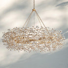 Fiore Crown Crystal Branch Chandelier 39" 48" 60“ - Gold60"Blushlighting